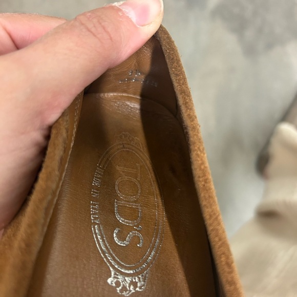 Tod's chocolate Brown Suede penny Loafers - Picture 6 of 6